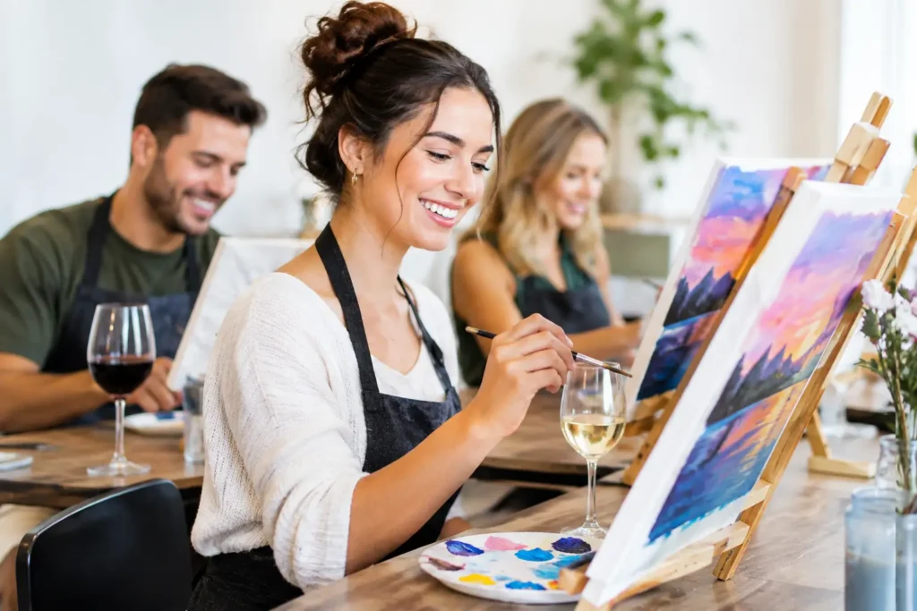 Beginner Friendly Paint and Sip, Made Elegant